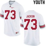 NCAA Ohio State Buckeyes Youth #73 Jonah Jackson White Nike Football College Jersey GUO5445WZ